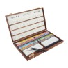 Coffret bois aquarelle extra-fine Sennelier de 96 1/2 godets