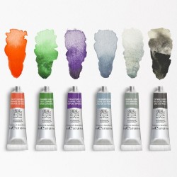 Set de 6 tubes 5 ml d'aquarelle extra-fine Winsor et Newton