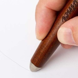 Pinceau aquarelle en petit-gris pur et pointe en métal Da Vinci 