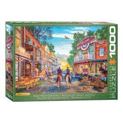 Puzzle 1000 pièces - Ville de l'ouest sauvage, de Dominic Davison