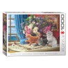 Puzzle 1000 pièces - Chats curieux, de Image World