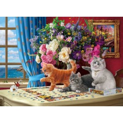 Puzzle 1000 pièces - Chats curieux, de Image World