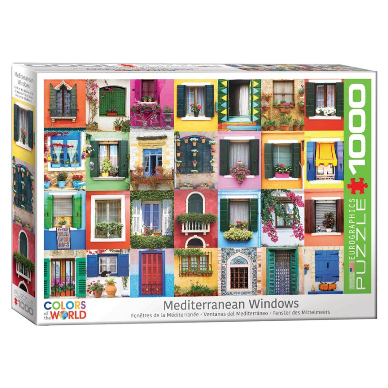 Puzzle 1000 pièces - Fenêtres de la Méditerranée