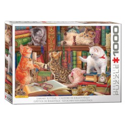 Puzzle 1000 pièces - Chatons de bibliothèque, de Image world