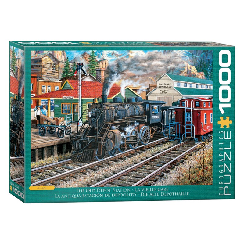 Puzzle 1000 pièces - La vieille gare, de Ken Zylla