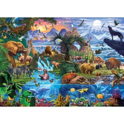 Puzzle 5000 pièces - Animaux du monde