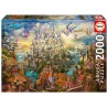 Puzzle 2000 pièces - Ville de rêve