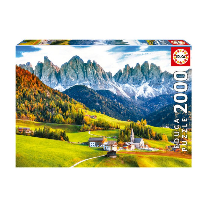 Puzzle 2000 pièces - Automne dans les Dolomites
