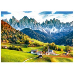 Puzzle 2000 pièces - Automne dans les Dolomites