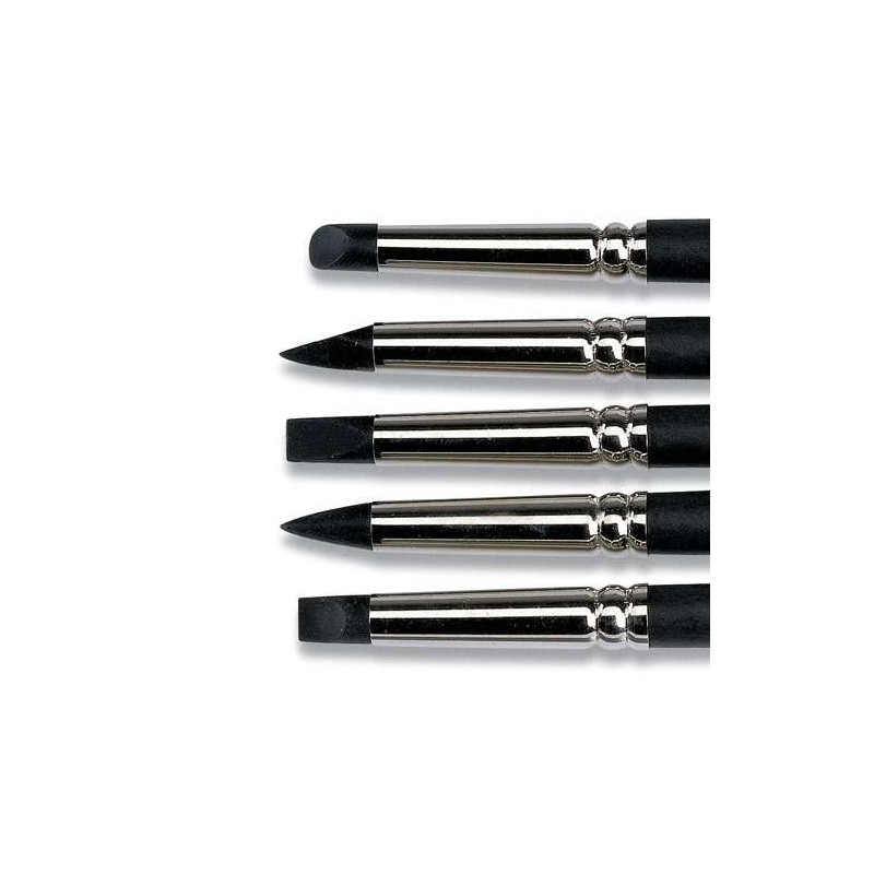 Set de 5 Colour Shaper durs à pointes noires assorties