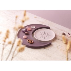 Kit DIY moulage - Lune et soleil en Jesmonite