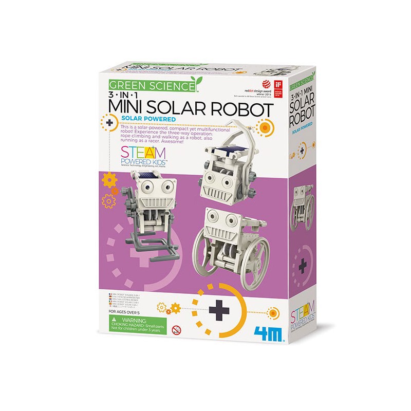 Kit scientifique - Mini-robot solaire 3 en 1