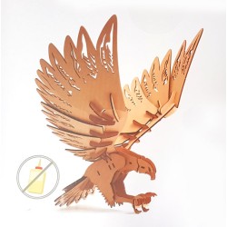 Maquette 3D en bois - Condor
