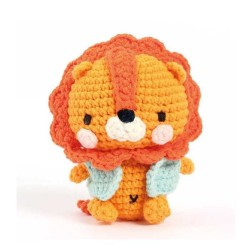 Kit crochet Minigurumi - Kazuo le lion