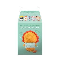 Kit crochet Minigurumi - Kazuo le lion