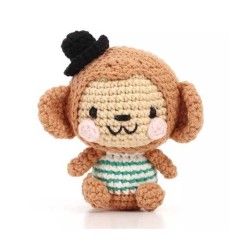 Kit crochet Minigurumi - Nori le singe