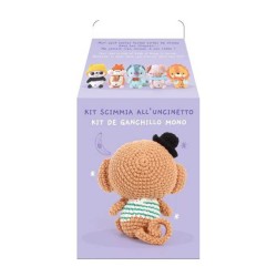 Kit crochet Minigurumi - Nori le singe