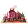 Maquette 3D en bois - Tricératops