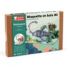 Maquette 3D en bois - Plésiosaure
