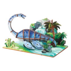 Maquette 3D en bois - Plésiosaure