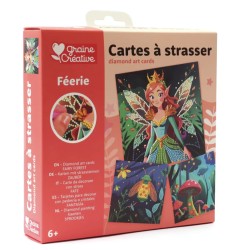 Kit Cartes à strasser - Féerie
