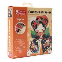 Kit Cartes à strasser - Japon