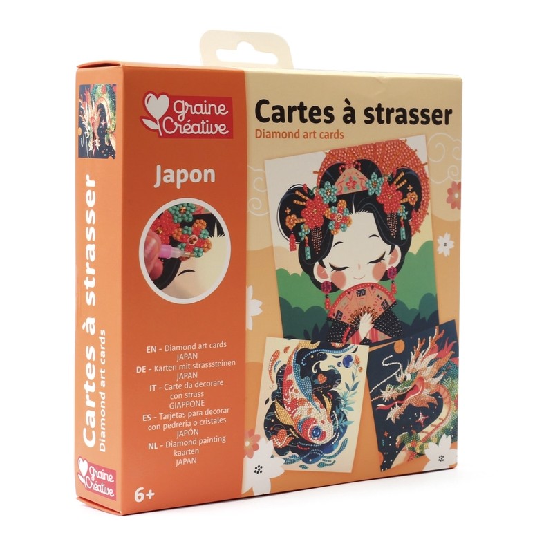 Kit Cartes à strasser - Japon