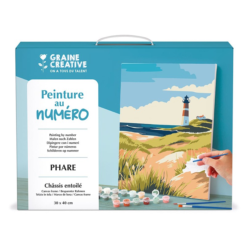 Peinture par numéro 30x40cm - Phare