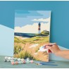 Peinture par numéro 30x40cm - Phare
