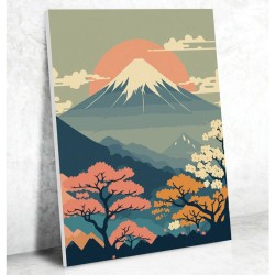 Peinture par numéro 30x40cm - Mont Fuji