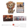Kit figurine à diamanter Crystal Art - Collection safari, Lion