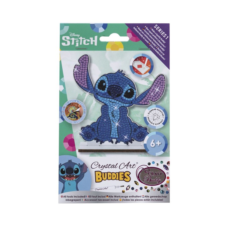 Kit figurine à diamanter Crystal Art - Collection Disney, Stitch