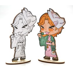 Kit figurine en bois à colorier Graph'It, collection Manga Chibis - Matsuri