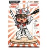 Kit figurine en bois à colorier Graph'It, collection Manga Chibis - Samurai