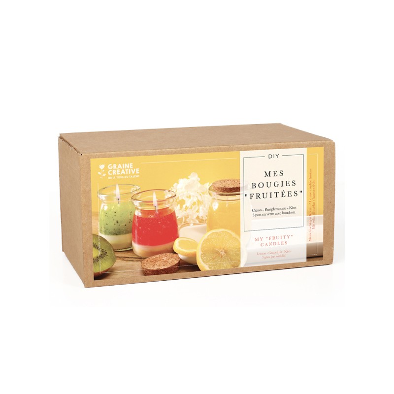 Kit Bougies - Mes Bougies "fruitées"