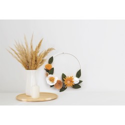 Kit DIY Feutrine - Ma couronne fleurie