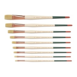 Pinceau plat long L'impressionniste en soie synthétique, série 365