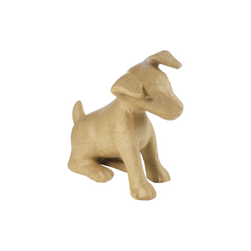 Jack Russel en papier maché - 280x140x250mm