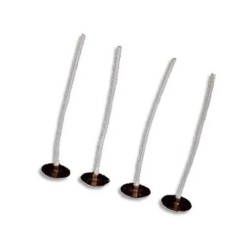 Mèches de bougie sur pieds h.7cm x50pcs