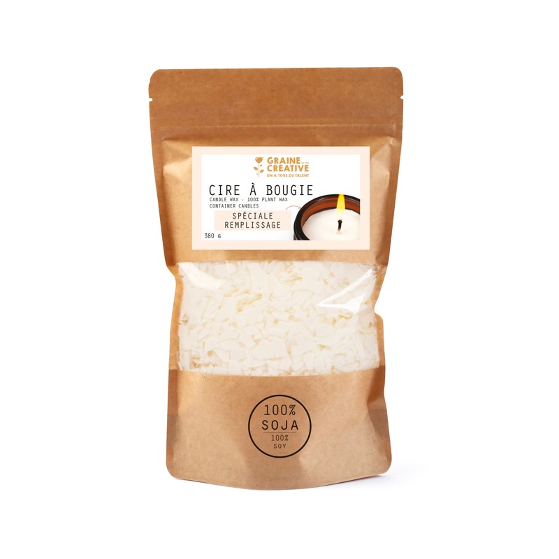 Cire végétale de remplissage 100% soja, sachet de 380gr
