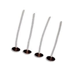 Mèches de bougie sur pieds h.7cm x50pcs