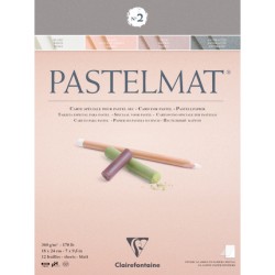 Blocs papier Pastelmat 360g/m², assortiment n°2