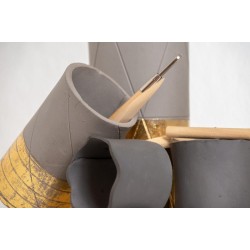 Argile autodurcissante gris béton, pain 1.5kg