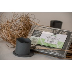 Argile autodurcissante noire, pain 1.5kg