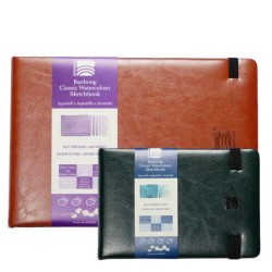 Carnet aquarelle BaoHong Classic 300 g/m², 24 fls cousues