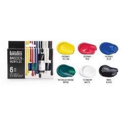 Set acrylique Basics Liquitex, tubes 22 ml
