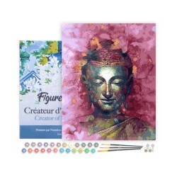 Peinture par numéros Bouddha précieux sur châssis 40x50 cm
