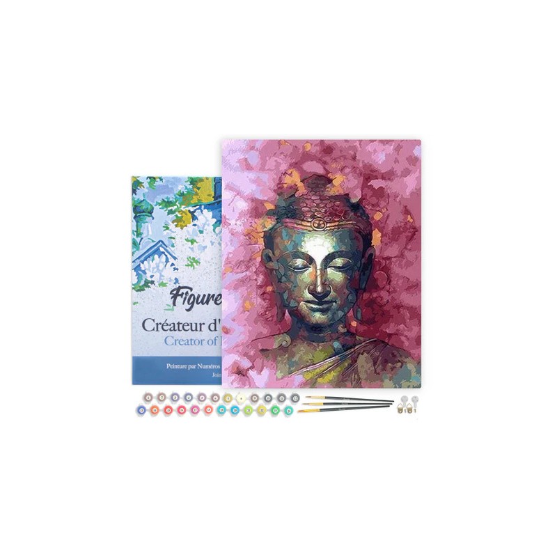 Peinture par numéros Bouddha précieux sur châssis 40x50 cm