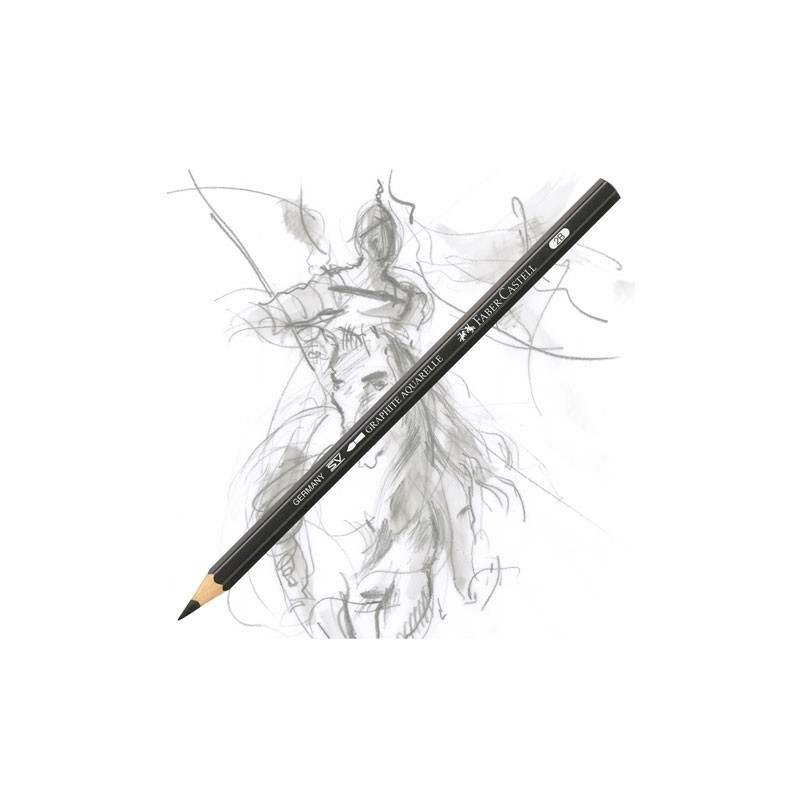 Crayon graphite aquarelle