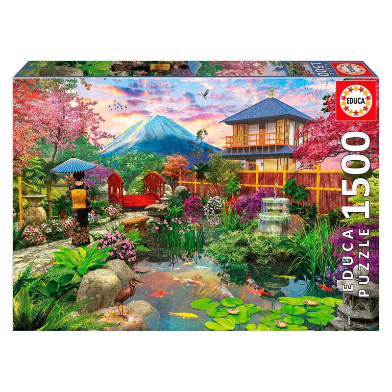 Puzzle 1500 pièces - Jardin japonais